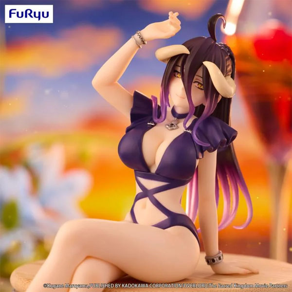 FuRyu Overlord Albedo Swimsuit Dark Purple Color Version Noodle Stopper Figure